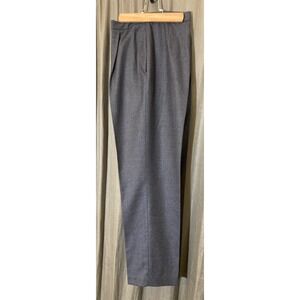 Liz Claiborne Classics Petite 100%Wool Gray Pleated Trousers Pants Size 10